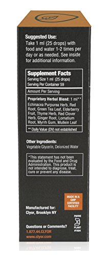 Cold Remedy - Formerly Sprouts Cold Relief Drops All Natural Herbal Immune Booster Cold Flu Cough Sore Throat Respiratory Congestion, Elderberry, Ginger & Echinacea Herb 2oz - SEASONAL37 by Clyor - Thumbnail 4