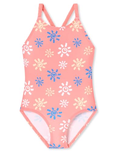 Schiesser Mädchen Badeanzug-Aqua Kids Girls-Größe 92 BIS 140 Maillot de Bain Une pièce, Rose_182733, 116 cm Fille