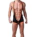 iYunyi Mens Open Back Bodywear Sexy Lingerie Bodysuit Wrestling Singlet Struggles