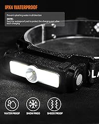 Headlamp Rechargeable, 2 Pack 1200 Lumens Super