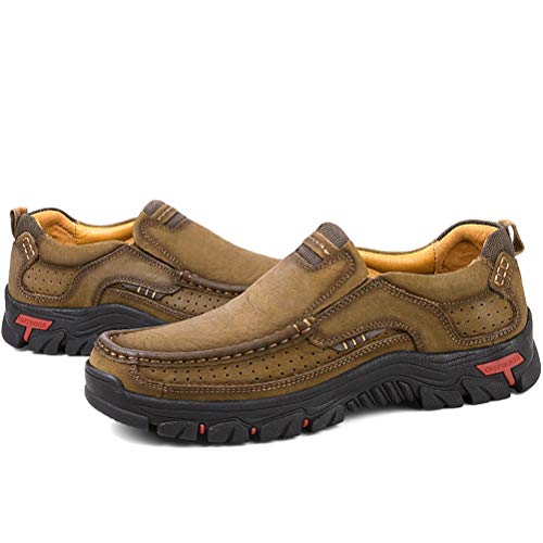 image for COSIDRAM Men Casual Shoes Summer Sneakers Loafers Breathable Genuine L