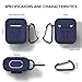 AirPods Case, Rockindeer 9 in 1 AirPods Accessories Set Protective Silicone Cover and Skin Compatible Apple AirPods Charging Case with Watch Band Holder/Ear Hook/Keychain/Strap/Carrying Box (Blue)thumb 2