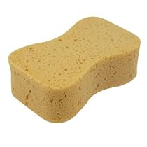 uxcell&reg; Auto Car Windshield Soft Perforated Yellow Wash Sponge Pad