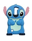 LG K7 Case,LG K7 Stitch Case,MANBO 3D Cute Cartoon Lilo Stitch Movable Ear Flip Stitch Soft Silicon Gel Back Cover Case for LG K7[Stitch]