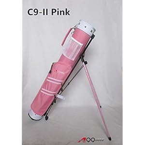 C9-II A99 Golf Range Bag 5″ Top Removable Top W. Stand (Pink)