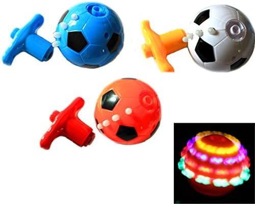 Coostyle Soccer LED Music Gyro Ball Colorful for Kids