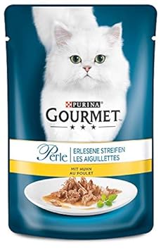 Purina GOURMET Perle: Katzennassfutter, hochwertiges Katzenfutter für ausgewachsene Katzen, 24er Pack (24 x 85 g Beutel)