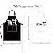 VMNlooking Mr. and Mrs. Couple Aprons Matching Aprons for Wedding 2 Size(Mickey)