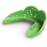 SISU Mouth Guards Junior 1.6mm Custom Fit Sports Mouthguard for Kids, NextGen, Spring Green