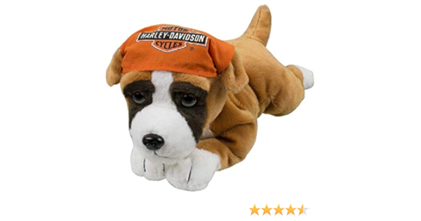 harley davidson stuffed dog