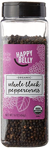 Happy Belly Organic Peppercorns 16-Ounce