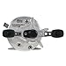 Abu Garcia Ambassadeur S Conventional Reel, Size 5500 (1292732), 1 Stainless Steel Ball Bearings + 1 Roller Bearing, Synthetic Star Drag, Max of 11lb | 4.9kg,Silver
