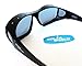 Solar Shield Fit Over Your RX Glasses Polarized Sunglasses (1502) + Free Cleaning Cloth