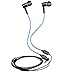 KINDEN Air Tube Headset - Radiation Free Earbuds Anti-radiation Headphones With Microphone Binaural Deep Bass Noise Cancelling for iPhone/iPad/iPod all Cell Phones (Blue)