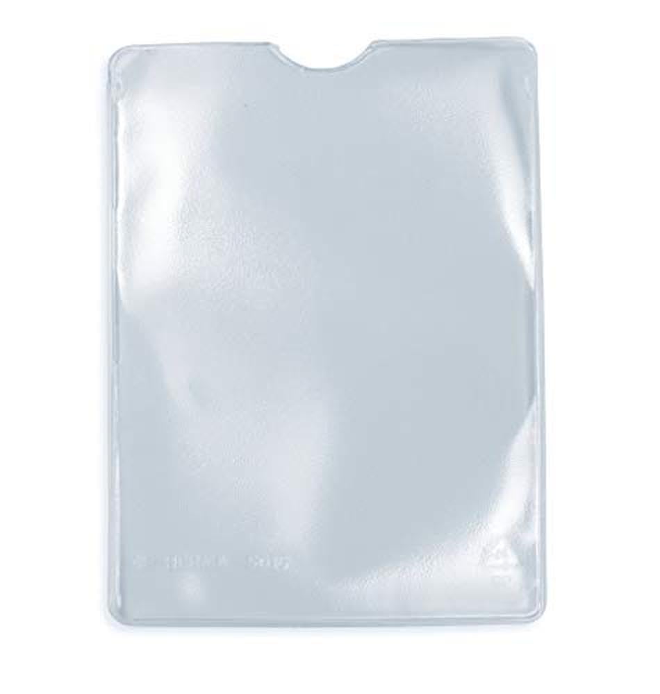 HERMA 5015 Protective ID Card Holder 76 x 107 mm Transparent Suitable for ID and Bank Cards (Pack of 25)
