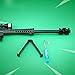 Agel Pack Heavy Sniper Rifle M82A1 and Exclusive Bottle Opener Metal Keychain Premium Weapons Toys Collection