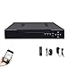 Abowone 4Channel 1080N CCTV DVR Hybrid 5-in-1 H.264 Surveillance Video Record System NO Hard Disk (1080P NVR+1080N AHD TVI CVI +960H Analog)