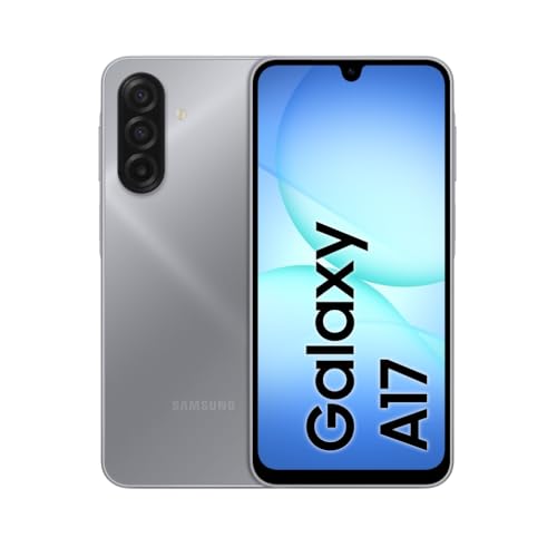 Samsung Galaxy A17 5G, 3 anni di Garanzia del produttore, Android 15, Display Super AMOLED 6.7", 4GB RAM, 128GB, Batteria 5.000 mAh, Resistenza IP54, memoria espandibile, Gray [Versione Italiana]
