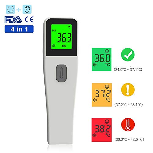 Digital Thermometer NonContact Infrared Forehead Thermometer for Adults and Children, Accurate
