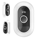 Wall Mount Bracket Cover UV & Weather Resistance Wall Plate for Arlo Audio Doorbell - White