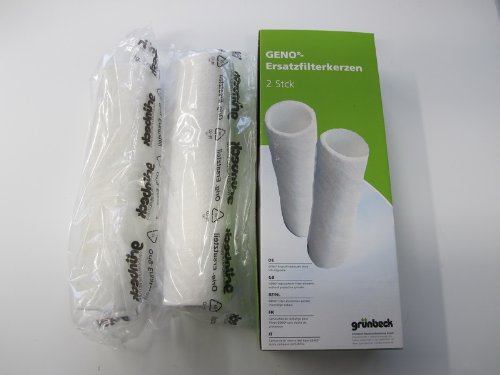 Grünbeck Replacement Filter for Water Filter Type FS 2 Inch Pack of 2 (50 µm without Protective Bell) *** (Filter Sleeve Fleece Filter Fine Filter Domestic Water Filter Candle Filter Replacement Candle Filter Candle)