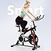 Indoor Fitness Bicycle – Stationary Belt Drive Indoor Cycling Bike Ultra-quiet Exercise Bike Home Bicycle Fitness Equipment with Adjustable Handlebar for Home Cardio Workout (Black, USA)thumb 3