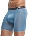KAYIZU Men's Underwear Breathable Cool and Quick-Drying Boxer Briefs Sky Blue Large