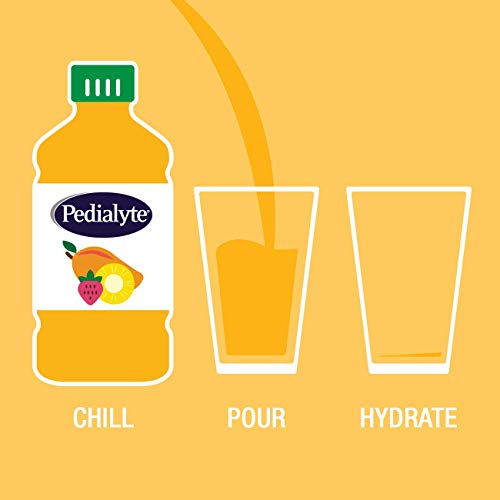 PEDIALYTE ADVANCEDCARE ELECTROLYTE SOLUTION HAS PREACTIVPREBIOTICS | HYDRATION DRINK | TROPICAL FRUIT, 1 LITER