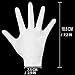 Outee 12 Pairs 7 Inch White Gloves White Cotton Gloves for Women Household Moisturizing Gloves for Dry Hands Coin Jewelry Silver Inspection Soft Working Gloves