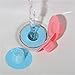 Wild Tribe Hair Drain Clog Remover Cleaning Tool,Kitchen Bath Sink Strainer,Tub Drain Protector Filter Net Drain Hair Catcher Stopper,Pack of 6,Blue