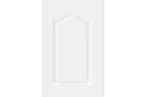 BOTOOT Built-in Cabinet Doors - Semicircular Cabinet Replacement Doors for Kitchen, Living Room, Bedroom, Bathroom and Other Scenarios - 22.5 Inch High (White, 14.75 Inches Wide)