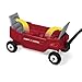Radio Flyer Deluxe All-Terrain Pathfinder Wagon with Canopy All-terrain air tires for a smooth ride