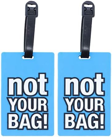Luggage Tag Humor Pack Up and Leave - Set of 2