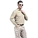 FREE SOLDIER Men's Outdoor Tactical Long Sleeve Polo Shirts Golf Shirt
