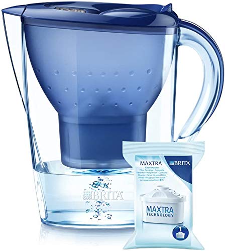 BRITA Marella XL Water Filter Jug and Cartridge, Blue