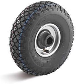 Pneumatic Wheel 260 mm Steel Metal Rim Roller Bearing and Hub Lug Tread Length 88 mm