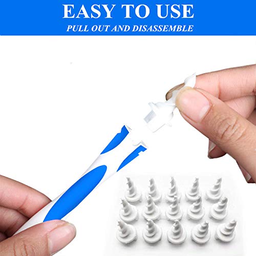 Q Grips Ear Wax Remover Tool Safe Ear Wax Removal Tool, 16 Pcs Ear