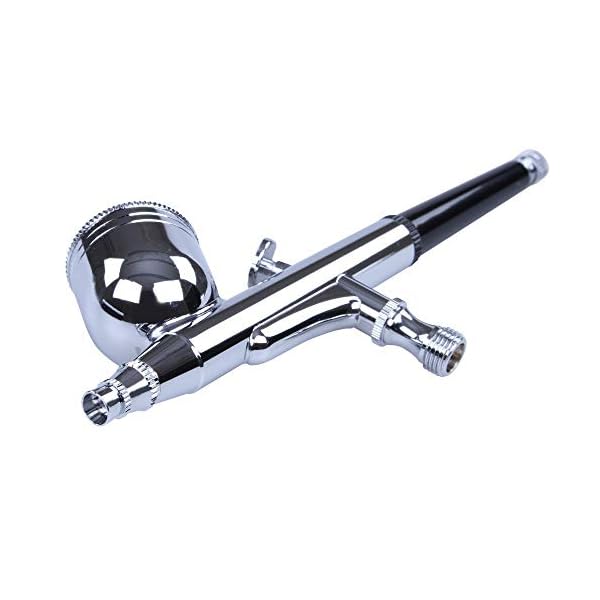 TIMBERTECH ABPST01 Airbrush-Set mit Adapter, Schlauch, DÃ¼sen und Nadeln, Pistole – Bild 5