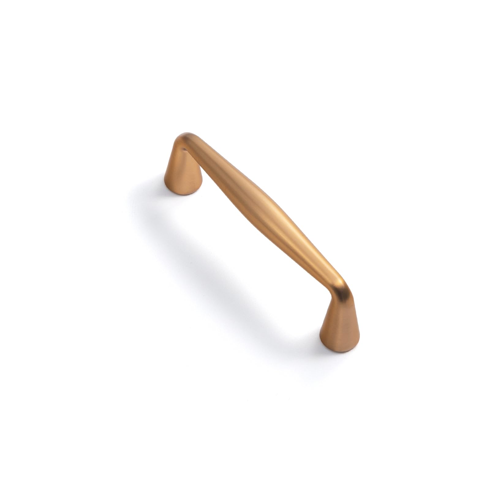 Photo 1 of Goo-Ki Champagne Bronze Zinc Alloy Cabinet Handles - 3''(76mm) Hole Center Affordable Luxury Cabinet Pull Hardware for Bedroom, Kitchen, 6 Pack…