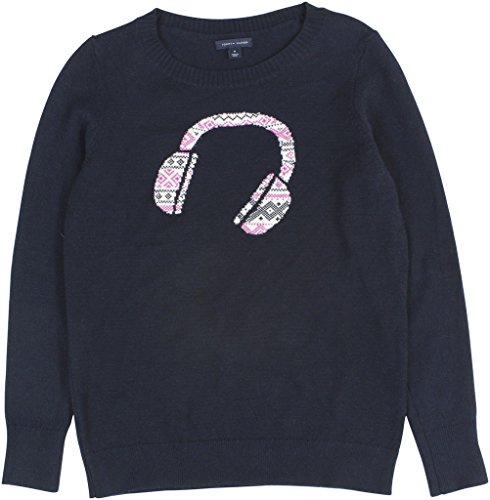 Tommy Hilfiger Women's Whimsical Earmuff Graphic Sweater