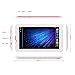 YUNTAB 7 inch 3G Unlocked Android Smartphone/Tablet,Support Dual SIM Cards, Quad Core Processor, IPS Touch Screen, with WiFi, GPS and Dual Camera, Alloy Metal Back(Rose Gold)