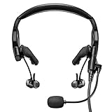 Bose ProFlight Aviation Headset, with dual plug, Black