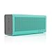BRAVEN 805 Portable Wireless Bluetooth Speaker [18 Hour Playtime] Built-in 4400 mAh Power Bank Charger - Teal/Gray