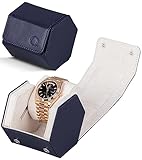 QWATCHBANDS Leather Watch Cases for Men - Hexagon