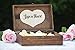 Heart Holder for Guest Book - Heart Drop Guest Book Alternative Box - Heart Box - Wedding Box - Wedding Card Holder - Rustic Weddings