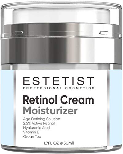 Face Moisturizer Retinol Cream for Day & Night with Hyaluronic Acid – Best Facial Age Defying Solution for Anti Aging, Wrinkles & Fine Lines to Restore Elasticity With SPF