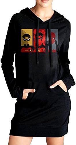 3 Faces Of Jason Todd Girls Long Hoodie Kanga Pocket