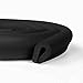 Ivenf Multi-functional U-Shape Edge & Corner Guards Cushion Protector, Ultimate Protection for Baby Kid Children, 2m / 6.56ft, U-Shape Black