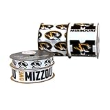 Offray University of Missouri Tigers Printed Craft Ribbon Pack, 12-Yard