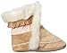 Robeez Fab Folk Crib Shoe (Infant/Toddler), Taupe, 6-12 Months M US Infant